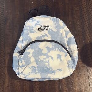 Vans Sky Blue and White Mini Backpack
